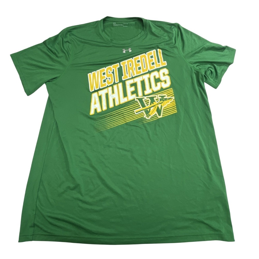 Under Armour West Iredell Athletics t-shirt Men's size‎ Large green